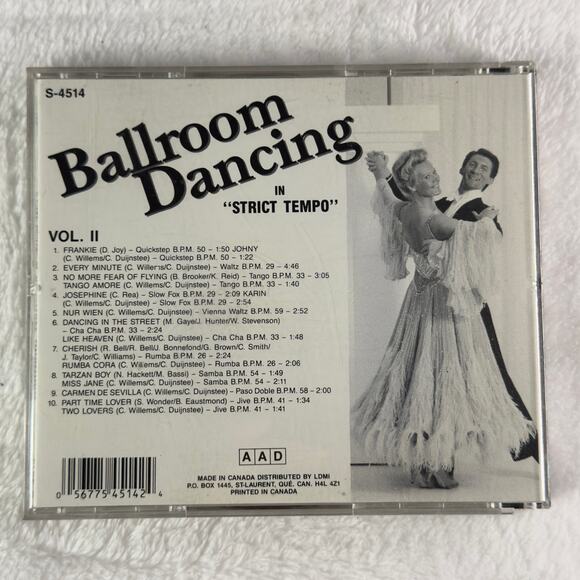 Ballroom Dancing in “Strict Tempo” Vol. 2 – CD - Picture 2 of 4